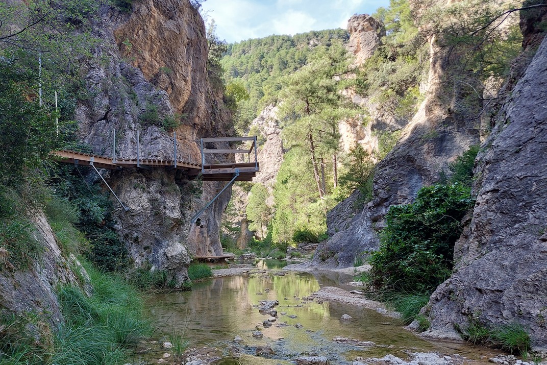 Passarel·les suspeses del Parrissal de Beseit