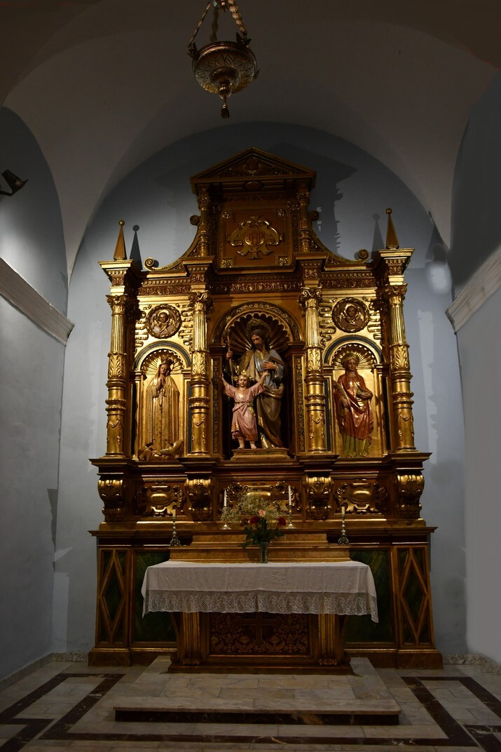 Capella del costat de l'Epístola de la capçalera de l'església l'Assumpció de Calaceit