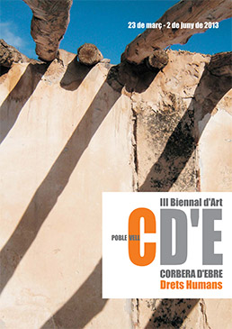 Cartell de la III Biennal d'Art del 2013 de Corbera d'Ebre