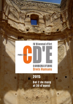 Cartell de la IV Biennal d'Art del 2015 de Corbera d'Ebre