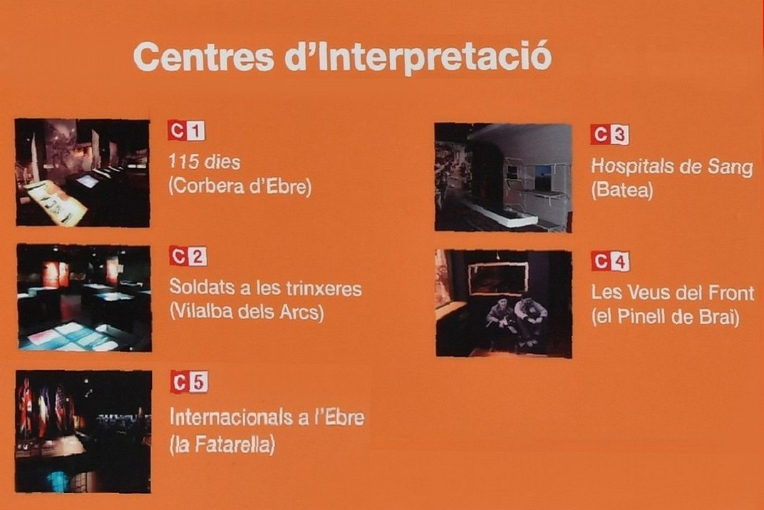 Centres d'interpretació de la batalla de l'Ebre de la Terra Alta