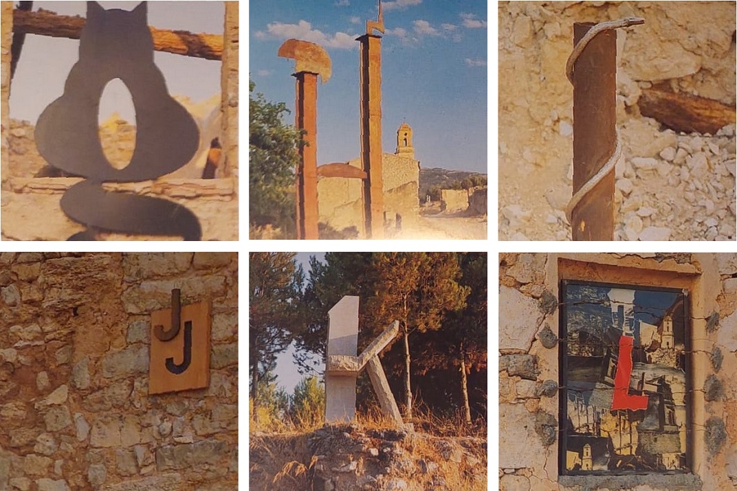 Lletres G - H - I - J - K - L de l'Abecedari de la Llibertat del Poble Vell de Corbera d'Ebre