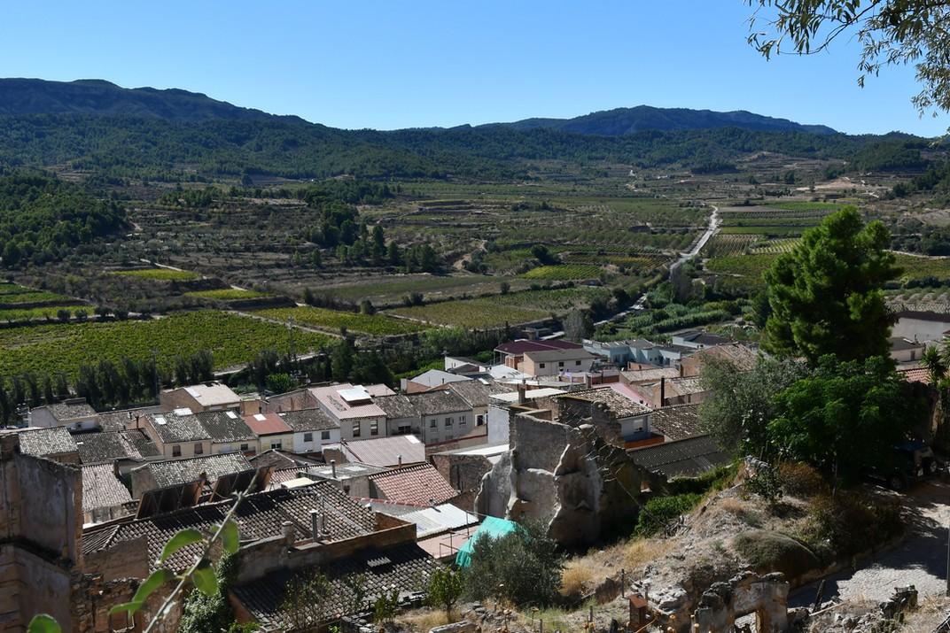 Vistes des del Poble Vell de Corbera d'Ebre