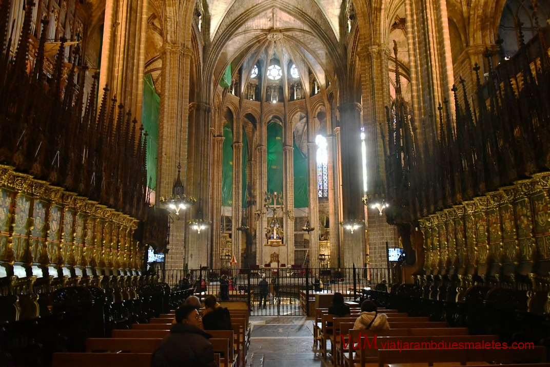 Nau central de la Catedral de la Santa Creu i Santa Eulàlia de Barcelona
