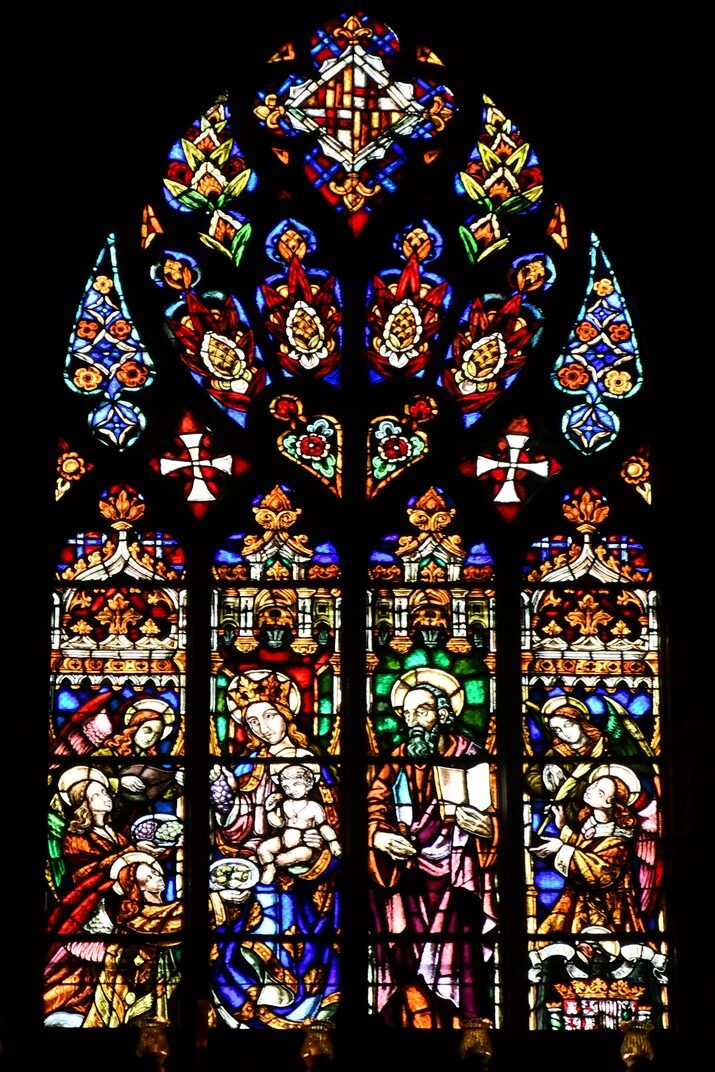 Vidrieres de la Catedral de la Santa Creu i Santa Eulàlia de Barcelona