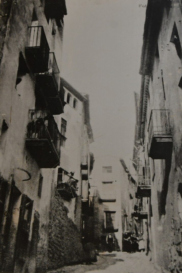 Imatge de principis del segle XX de Corbera d'Ebre