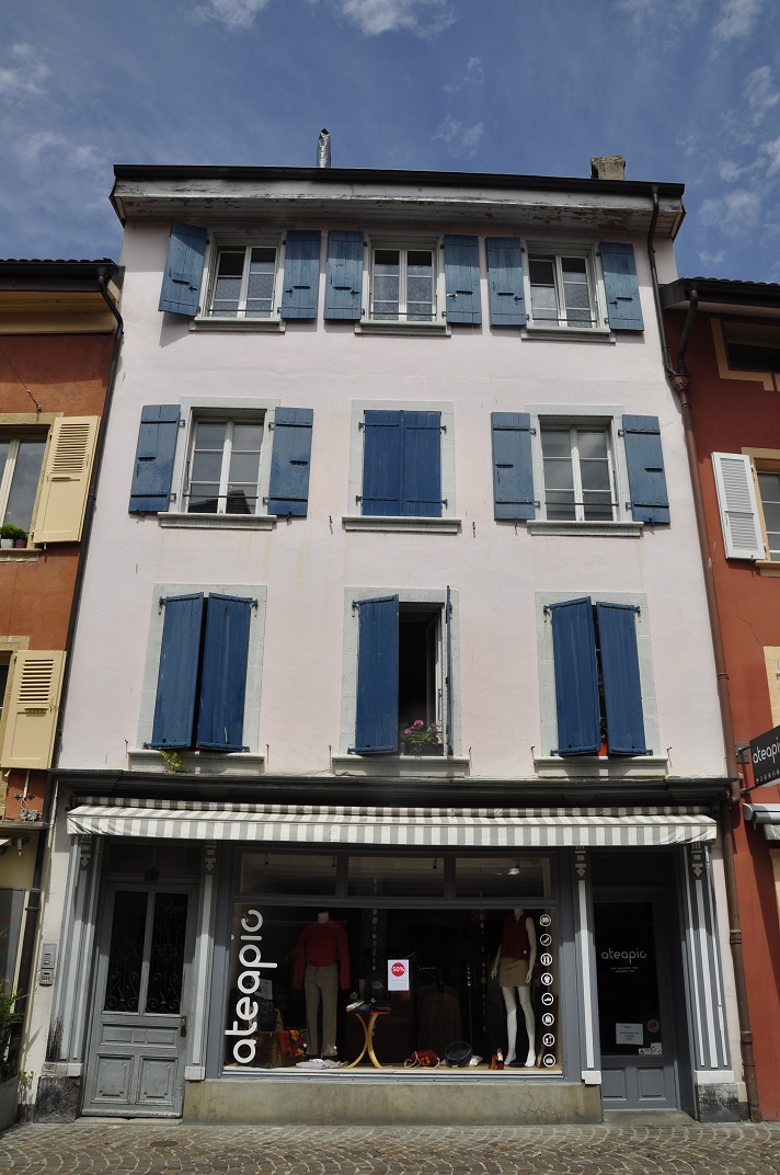 Cases amb porticons de Yverdon-les-Bains