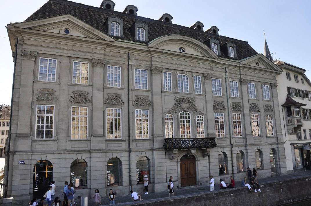 la casa dels mercaders del vi Zunfthaus zur Meisen de Zuric