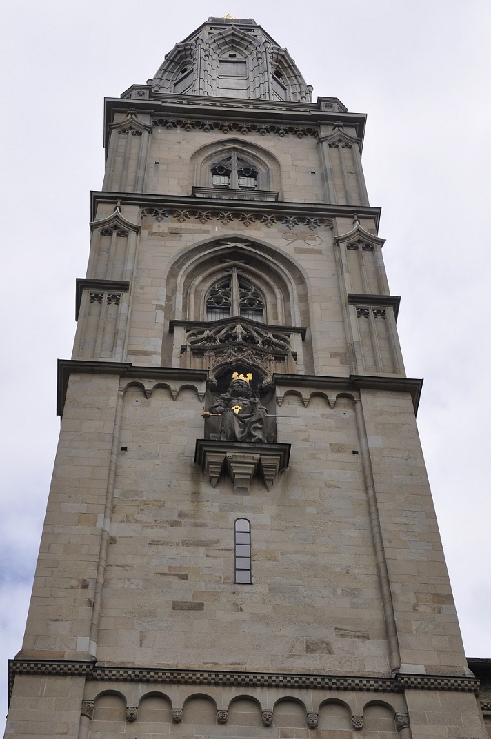 Torre sud de la Grossmünster de Zuric
