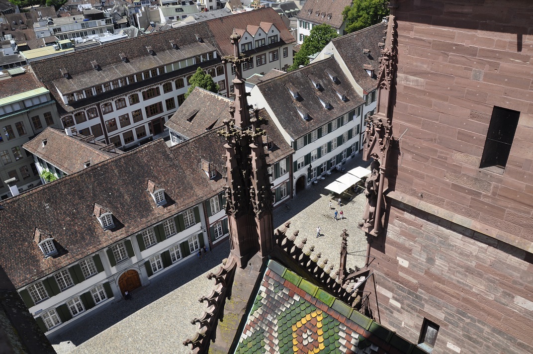Vistes del pis superior de la Catedral de Basilea